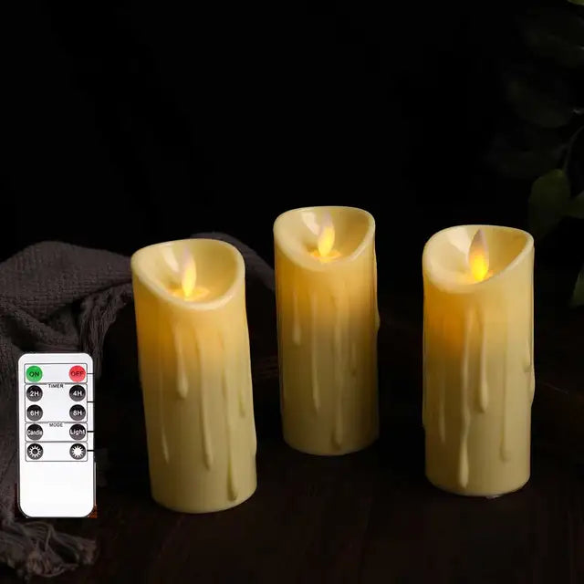 Remote Control LED Candles for a Serene Glow