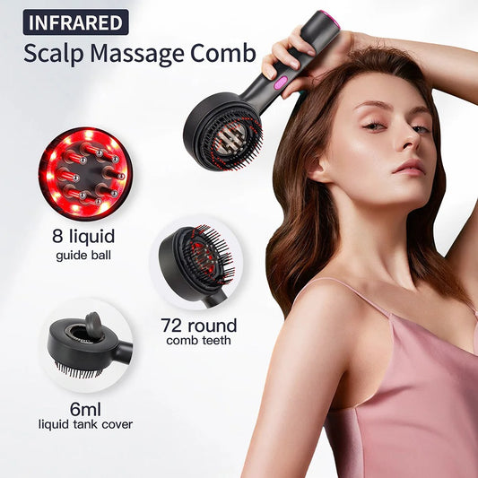 UV Hair Therapy Comb with Auto-Oil